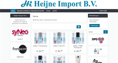 Desktop Screenshot of heijne-import.nl