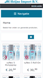 Mobile Screenshot of heijne-import.nl